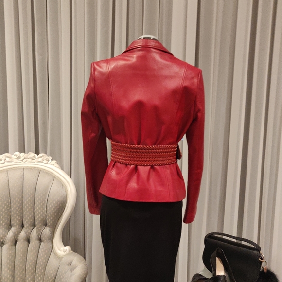 Genuine Leather blazer - Picture 4 of 10